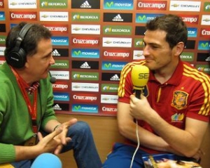 Касільяс поцілує журналіста, якщо збірна Іспанії виграє Євро