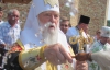 "Силу дає не дуб, а Бог": Патріарх Філарет освятив хрести у Холодному Яру