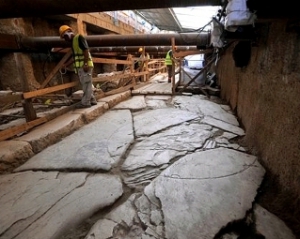 В Салониках обнаружили римскую дорогу во время стрительства метро