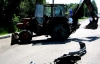 Трактор перевернул луганскую маршрутку с пассажирами