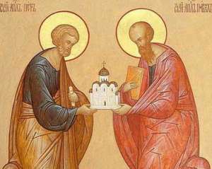 Сьогодні християни вшановують святих апостолів Петра і Павла
