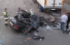 Кровавое ДТП в Киеве: "Mitsubishi" врезался в грузовик, 4 человека погибли