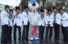 Козацькі шапки і прапор від Азарова: олімпійців провели у Лондон
