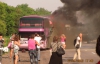 На Харьковщине во время движения загорелся рейсовый автобус. Среди пассажиров возникла паника