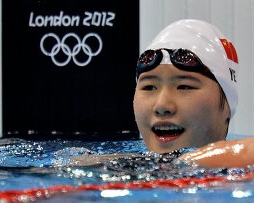 Юная китайская пловчиха стала двукратной олимпийской чемпионкой Лондона