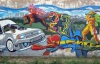 На мега-граффити в Днепропетровске ушло 130 баллонов с краской