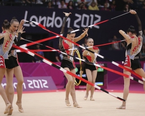 Жіноча збірна з художньої гімнастики посіла 5 місце на Олімпіаді