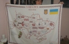 Татьяна Протчева вышивала карту Украины 5 месяцев