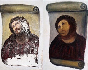 Бабуся, що зіпсувала фреску з Ісусом, вимагає за свою &quot;роботу&quot; грошей