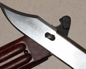 Украинец пытался вывезти в Германию в сале боевой штык-нож