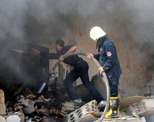 В штаб-квартиру сирийской спецслужбы въехал полный взрывчатки грузовик