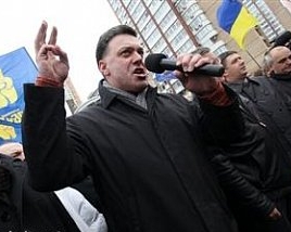 "Ви є учасниками формування майбутньої України" - Тягнибок звернувся до людей під ЦВК