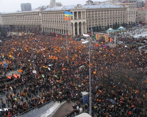 До Києва з&#039;їжджаються учасники Помаранчевої революції