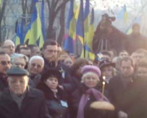 "Регіонали" та комуністи на вшанування пам'яті жертв Голодомору не прийшли