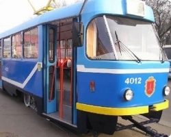 Массовая драка в одесском трамвае заблокировала движение общественного транспорта