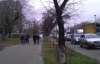 В центре Киева на проезжей части образовалась огромная яма