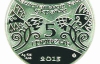 Монету "Рік Змії" викарбували з 15,5 г срібла