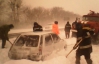 Небывалые заносы на трассе "Киев-Чоп": пострадавшие провели в снегах более суток