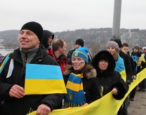 Украинцы отмечают День Соборности и Свободы