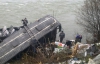На Закарпатье с обрыва упал вместе с пассажирами двухэтажный рейсовый автобус