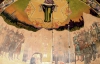 Петлюра и Грушевский изображенные на стенах церкви в Жовкве