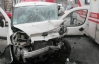 В Киеве разбились 4 легковушки и маршрутка