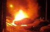 В Киеве ночью сгорели три машины