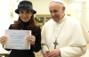 Президент Аргентини мала честь особисто поспілкуватися з Папою Римським Франциском I