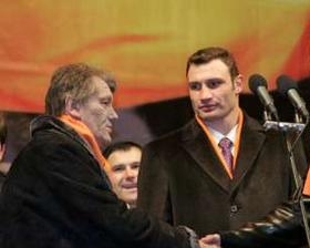 Народна підтримка: у Ющенка - найменша, у Кличка - найбільша