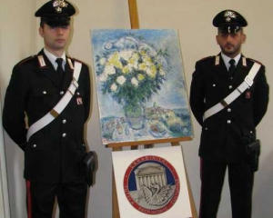Похищенную 10 лет назад картину Марка Шагала обнаружили в Италии