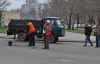 В Николаеве готовятся к Януковичу: наскоро латают дороги и красят заборы