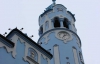 Голубая церковь в Братиславе выглядит сказочной