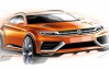 В интернете появились эскизы внедорожного купе Volkswagen CrossBlue