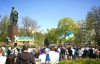 Фанаты "Динамо" и "Днепра" остановили движение на центральных улицах Киева: митинг охраняют сотни милиционеров