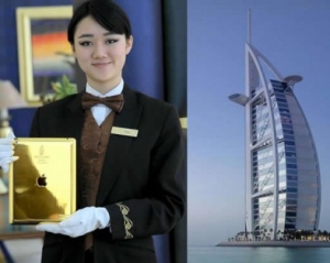 Гостям готелю Burj Al Arab дають у користування лише золоті iPad