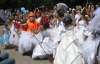 На марше невест в Полтаве 200 девушек станцевали "Гарлем Шейк"