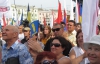 Как оценивали "Вставай, Украина!" в Донецке прохожие и участники