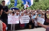 В Черкасской области 200 человек протестовали против "покращення" больницы