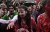 За несколько часов до наводнения в Праге состоялся парад зомби
