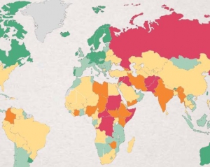 Україна стала менш миролюбною, ніж Білорусь, Китай і США