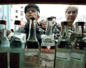 По количеству выпитой водки украинцы уступили только россиянам и белорусам