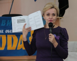 "Геї-сталіністи проти Фаріон" - Під Могилянкою захищають лекцію "свободівки"
