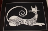Столичная мастерица вышила "сияющую" кошку, которую повезет в Японию