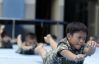 В китайских садах дети ходят в камуфляже