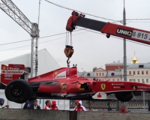 Пілот Ferrari розбив свій болід у Москві