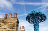 Художник розсадив на вулицях Лондона гігантські різнокольорові гриби
