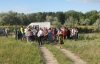 В Черкассах жители протестуют против застройки водоотводной канавы