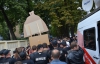 Возле "Мыстецького Арсенала" задержали протестующих против празднования дня Крещения Руси