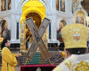 Поезд Кирилла с крестом апостола Андрея Первозванного отправился с Киева в Минск