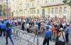 Около двух тысяч работников агрокомбината "Пуща-Водица" пикетировали Администрацию президента